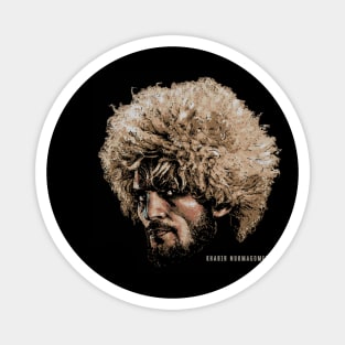 Khabib Nurmagomedov Portrait Magnet